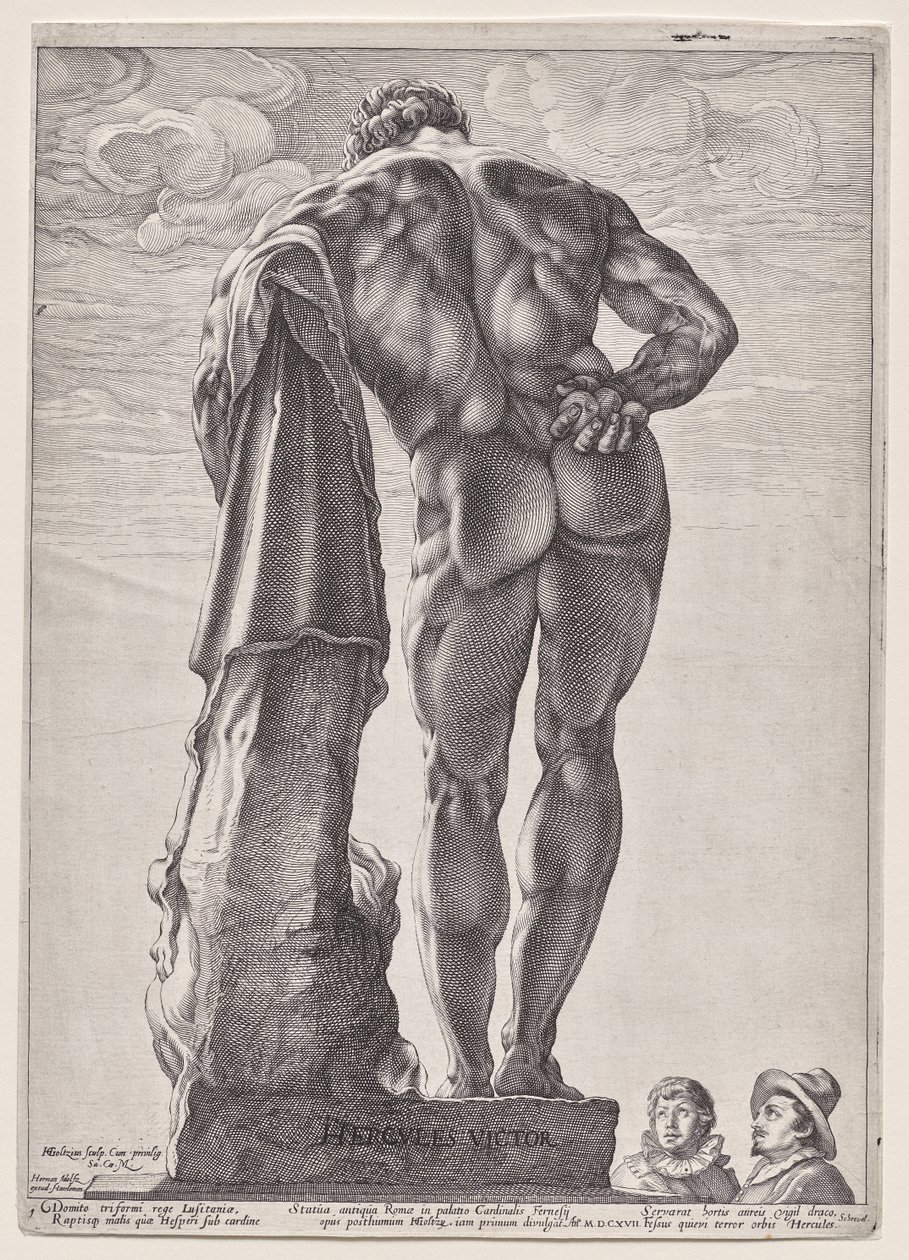 Herkules fra Farnese af Hendrick Goltzius