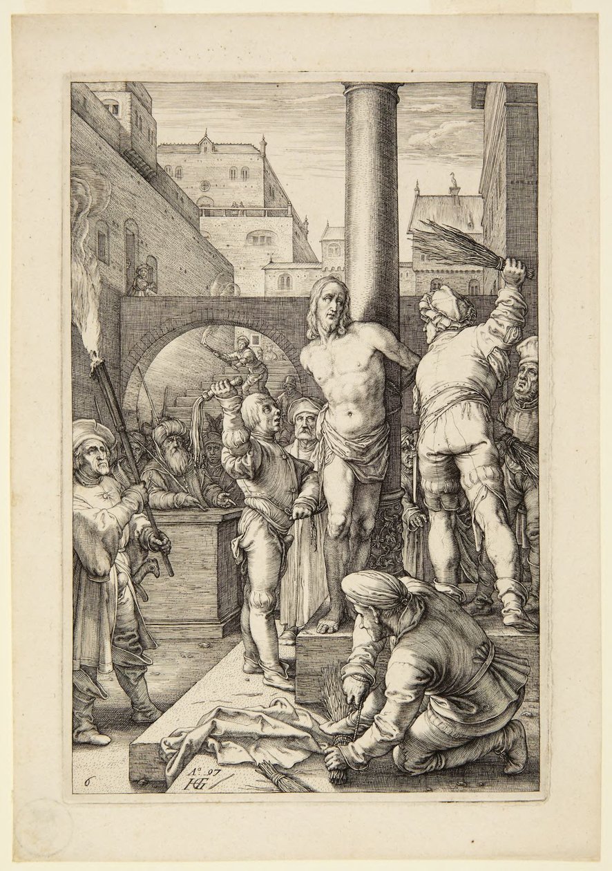 Piskningen af Hendrick Goltzius