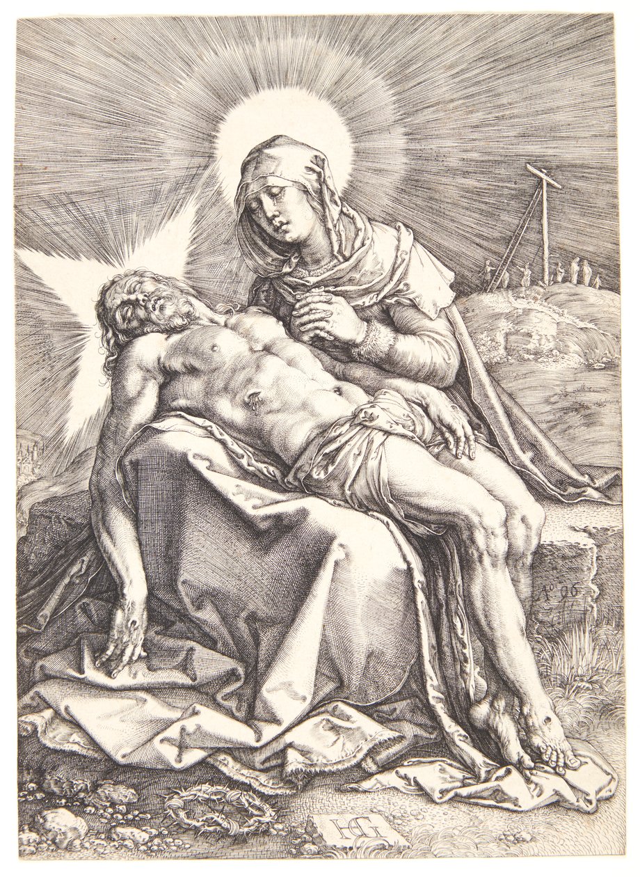 Jomfruens klage af Hendrick Goltzius