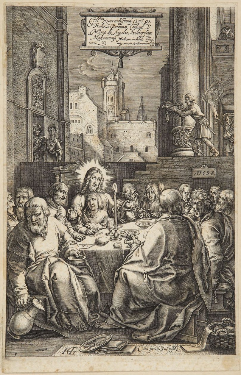 Den sidste nadver af Hendrick Goltzius