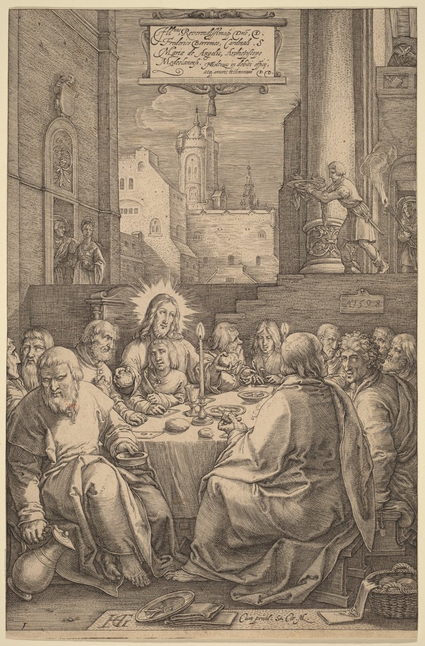 Den sidste nadver af Hendrick Goltzius