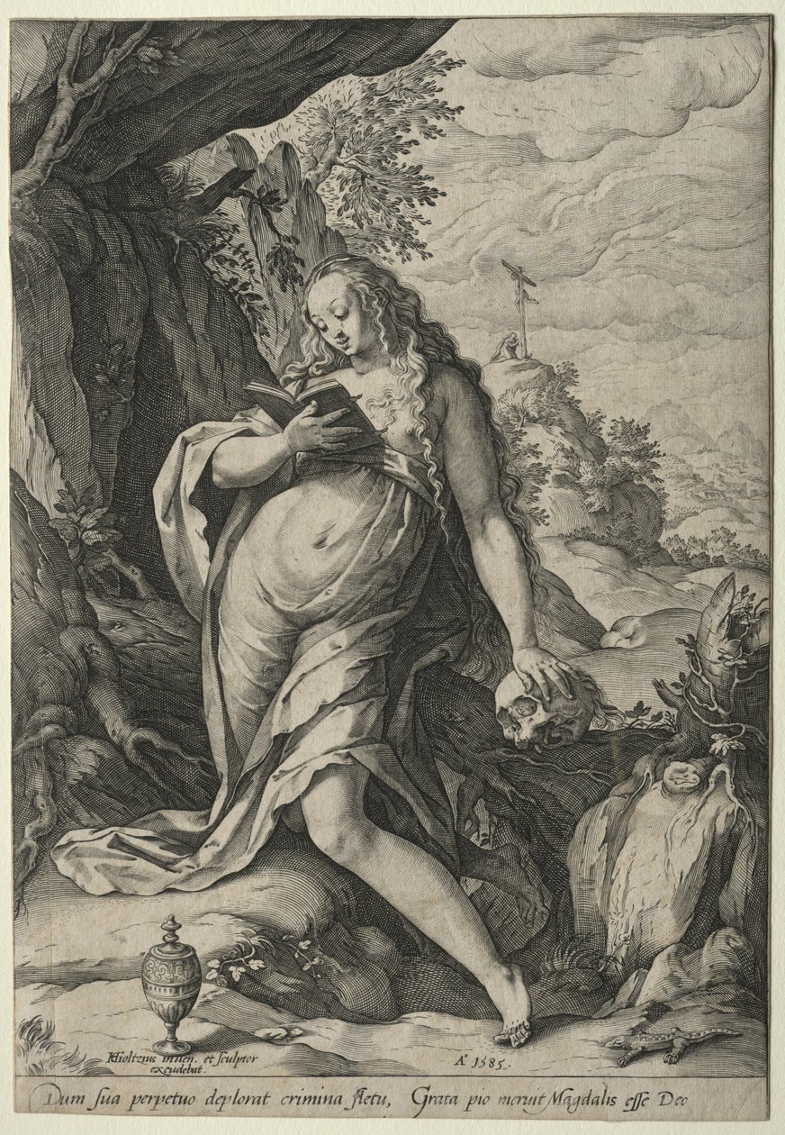 Magdalen i bod af Hendrick Goltzius