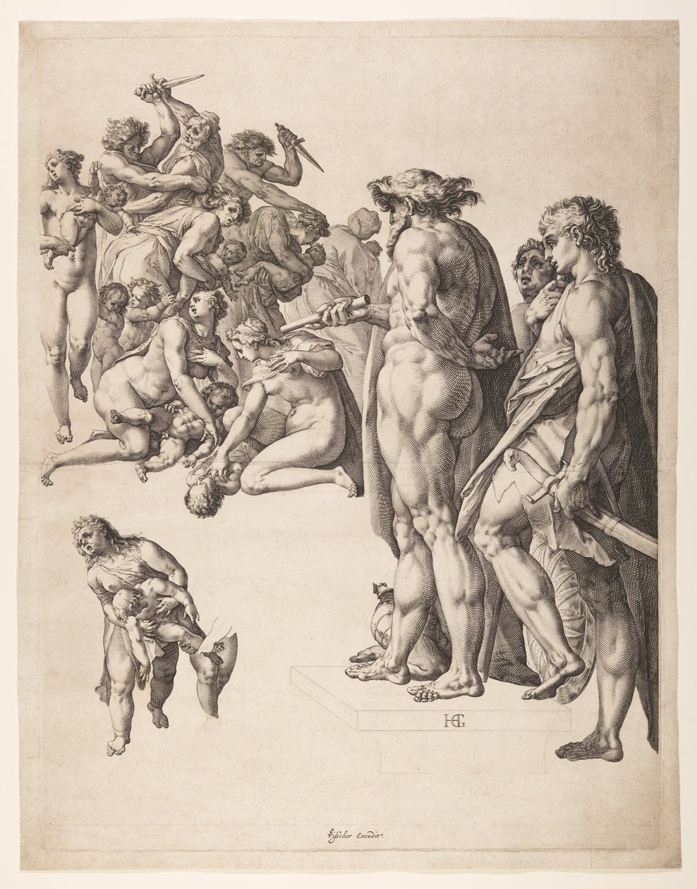 Massakren på de uskyldige af Hendrick Goltzius