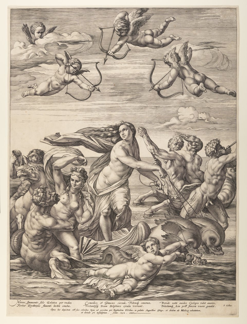 Galateas triumf af Hendrick Goltzius