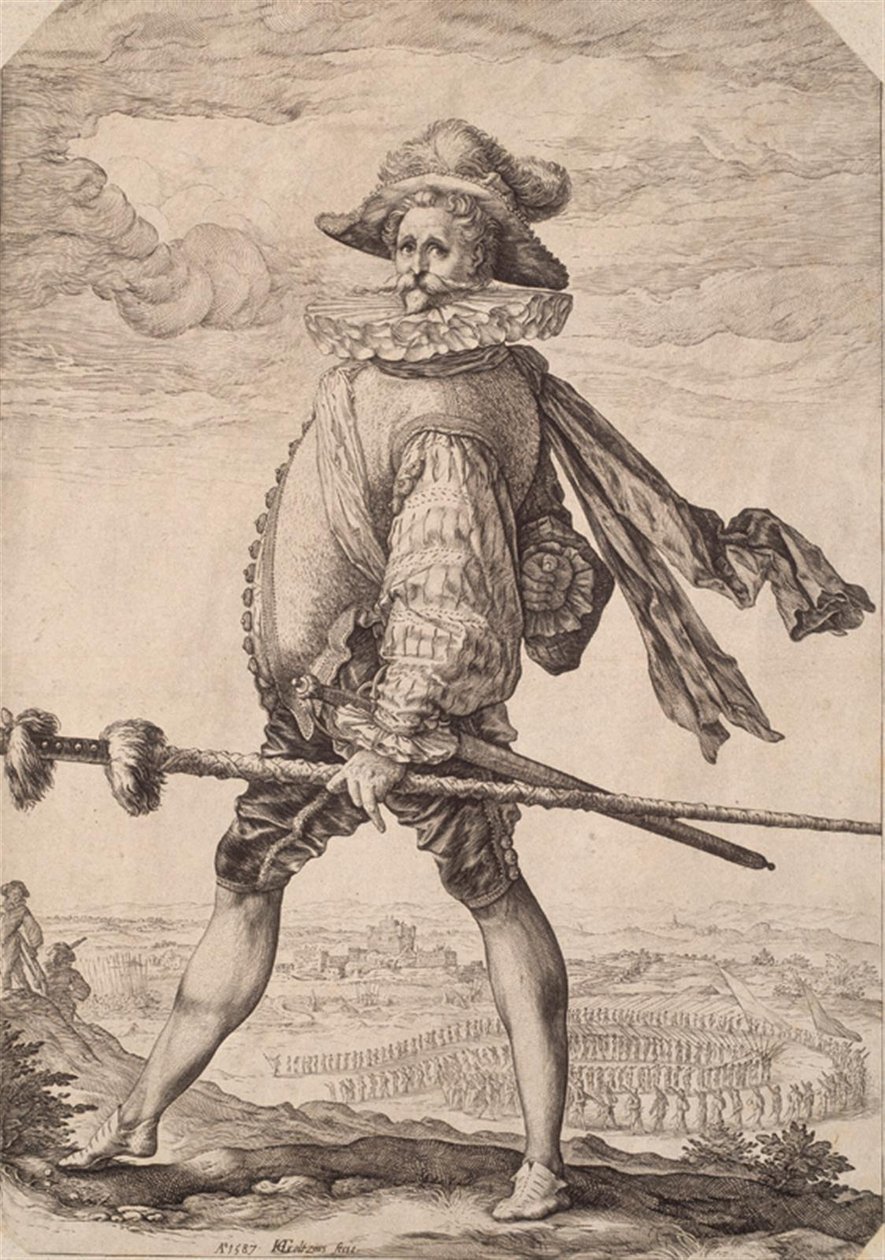Kaptajnen for infanteriet af Hendrick Goltzius