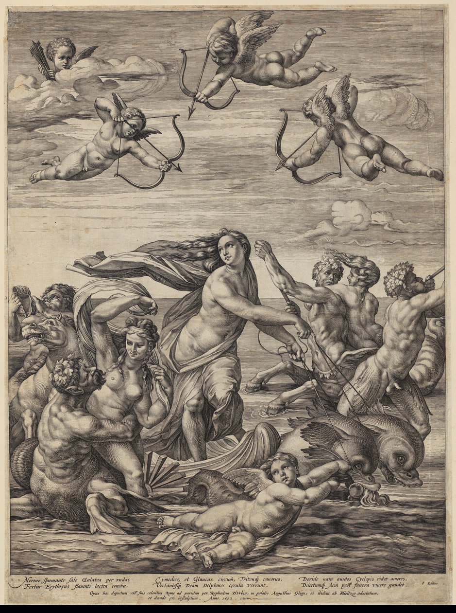 Galateas triumf af Hendrick Goltzius