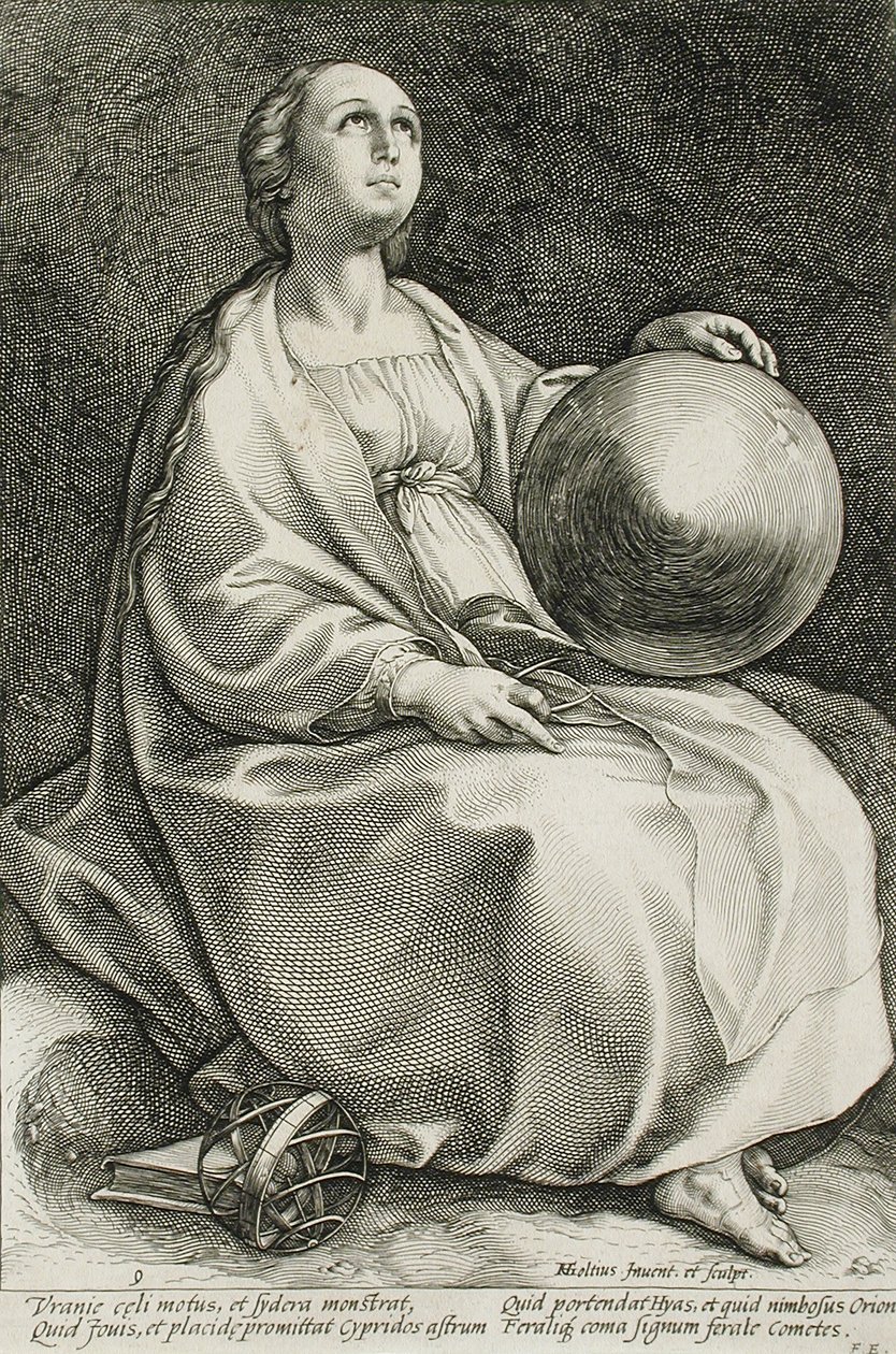 Urania af Hendrick Goltzius