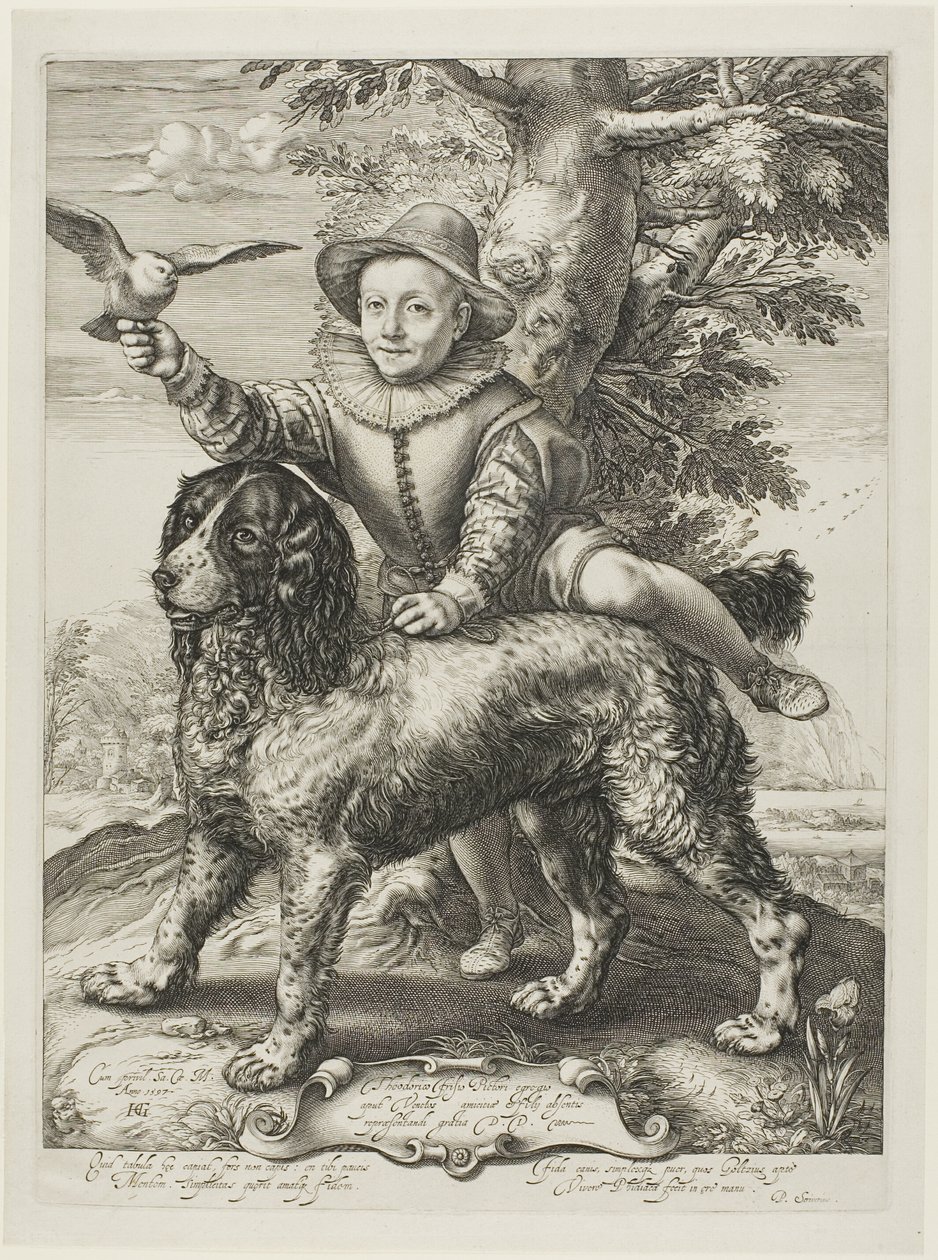 Vries, Frederik de (død 1613) søn af maleren Dirck de Vries, elev af Goltzius, med Goltzius