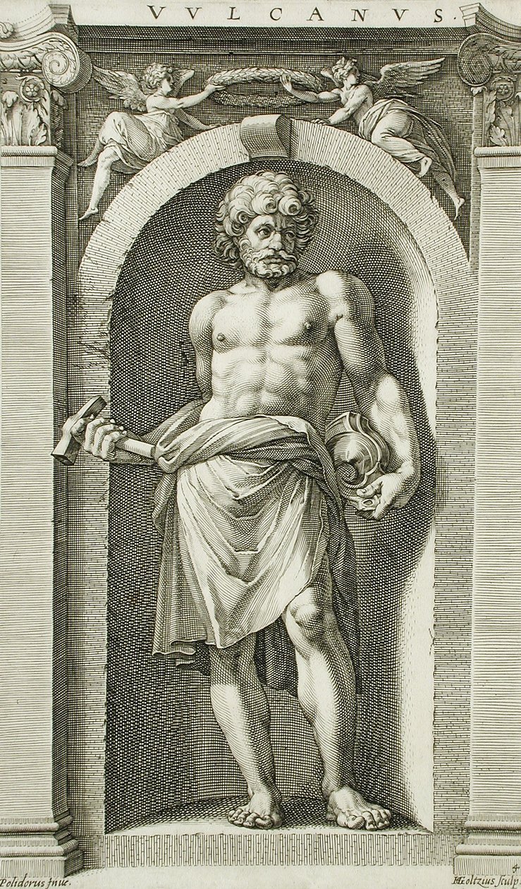 Vulkan af Hendrick Goltzius