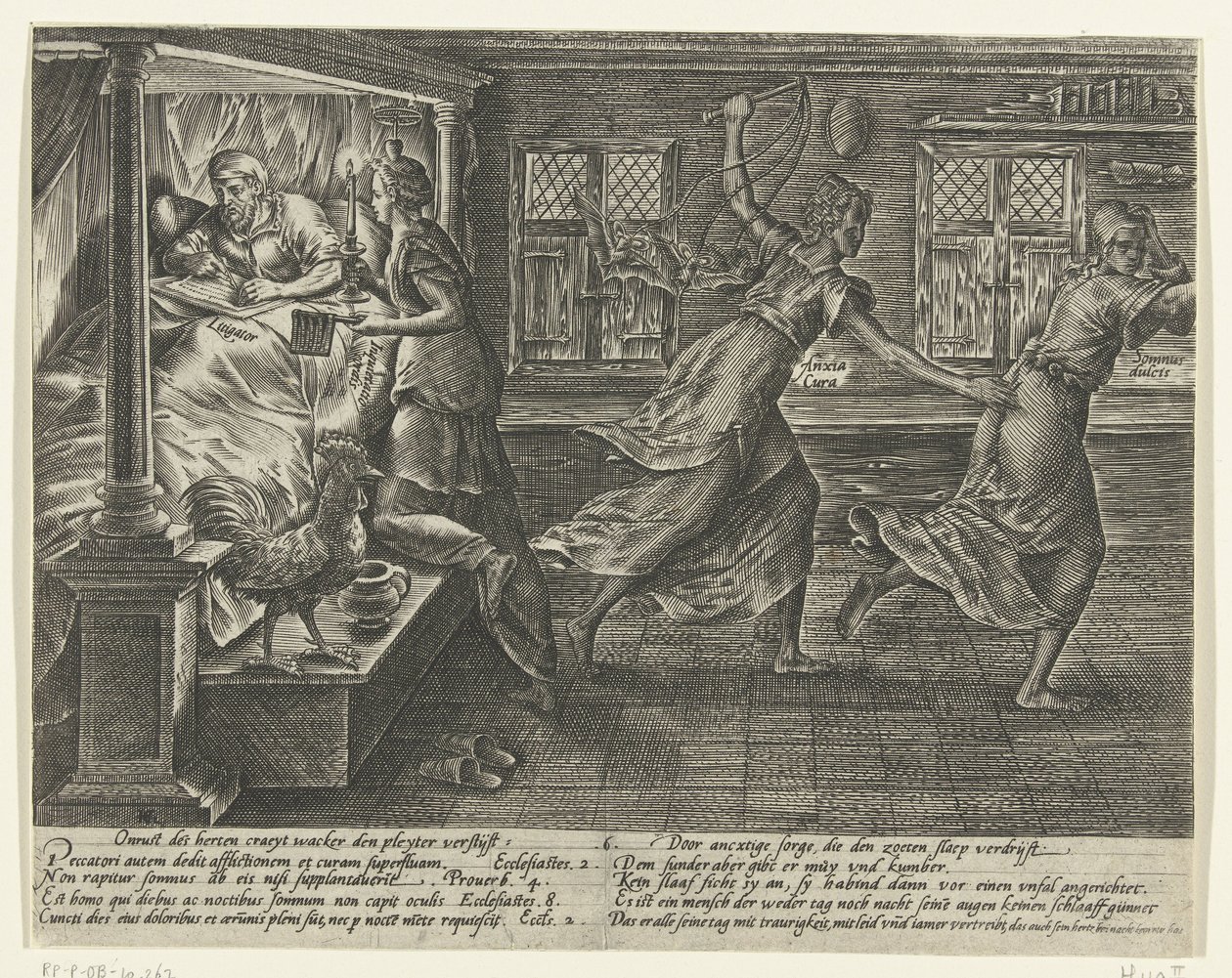 Den, der sagfører, har søvnløse nætter Misbrug af retssager (serietitel) af Hendrick Goltzius