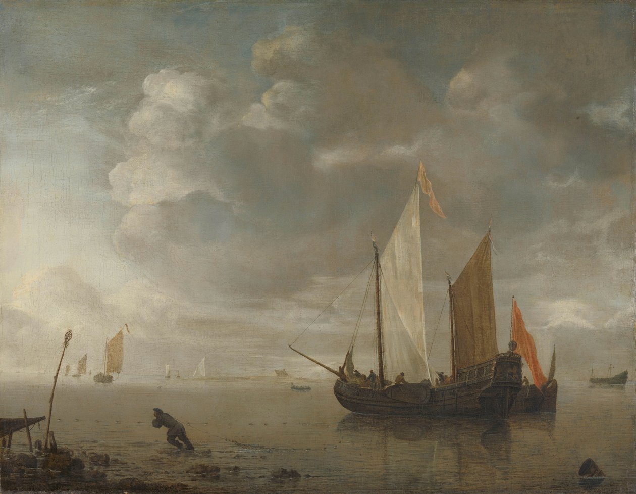 Stille Hav af Hendrick Jacobsz. Dubbels