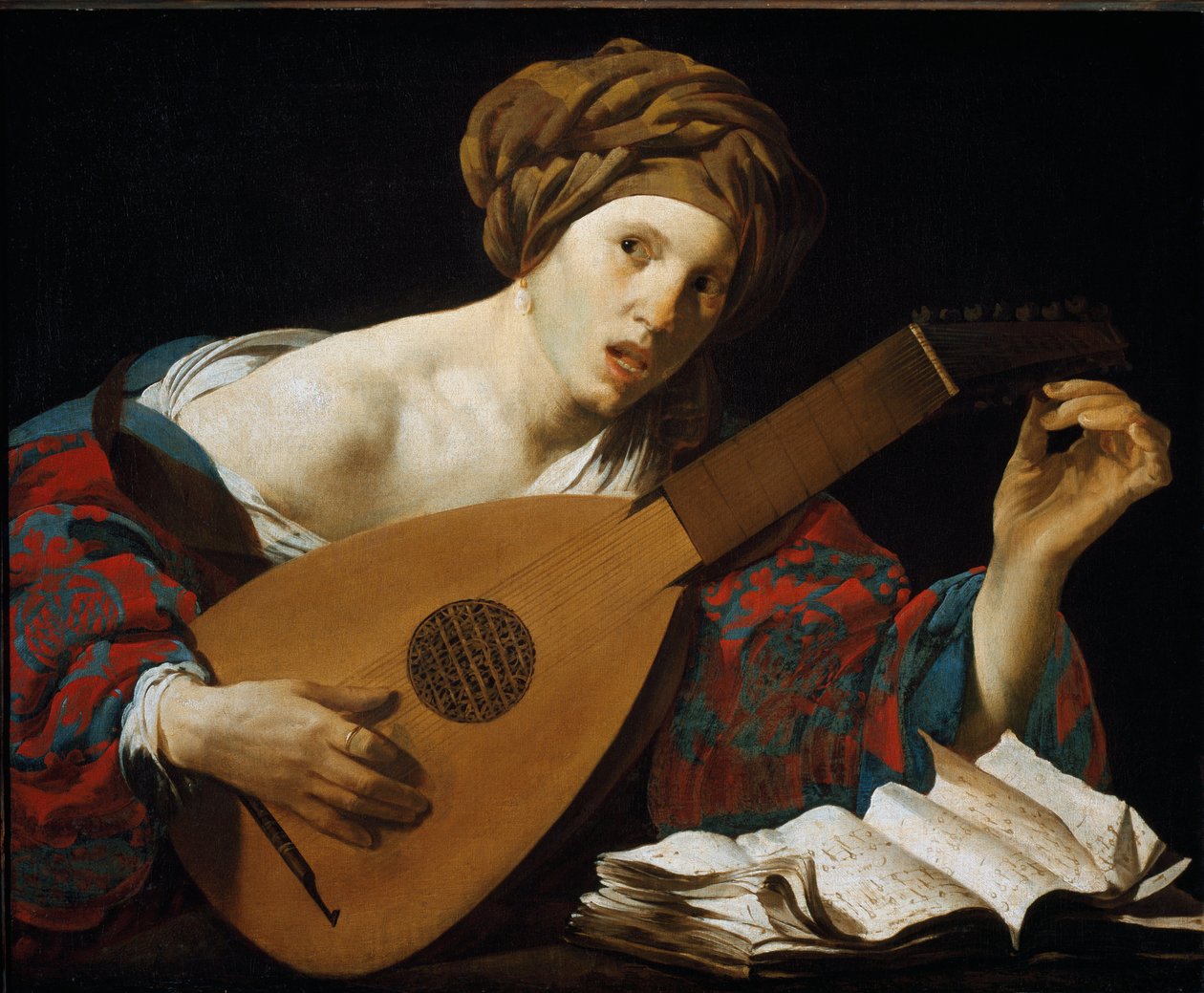 En lutspiller (maleri af Hendrick Jansz Terbrugghen
