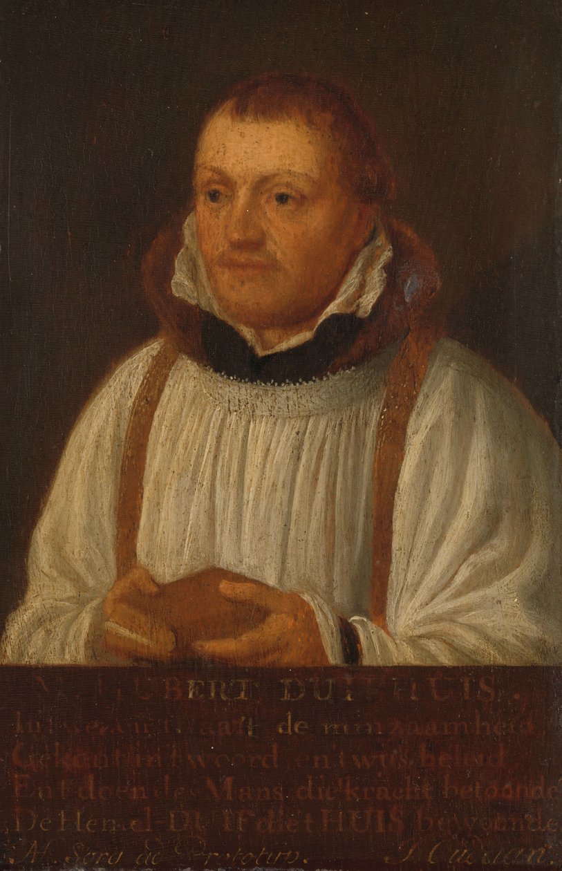 Portræt af Huybert Duyfhuys (ca. 1515-81), præst i St James Church, Utrecht af Hendrick Martensz. Sorgh