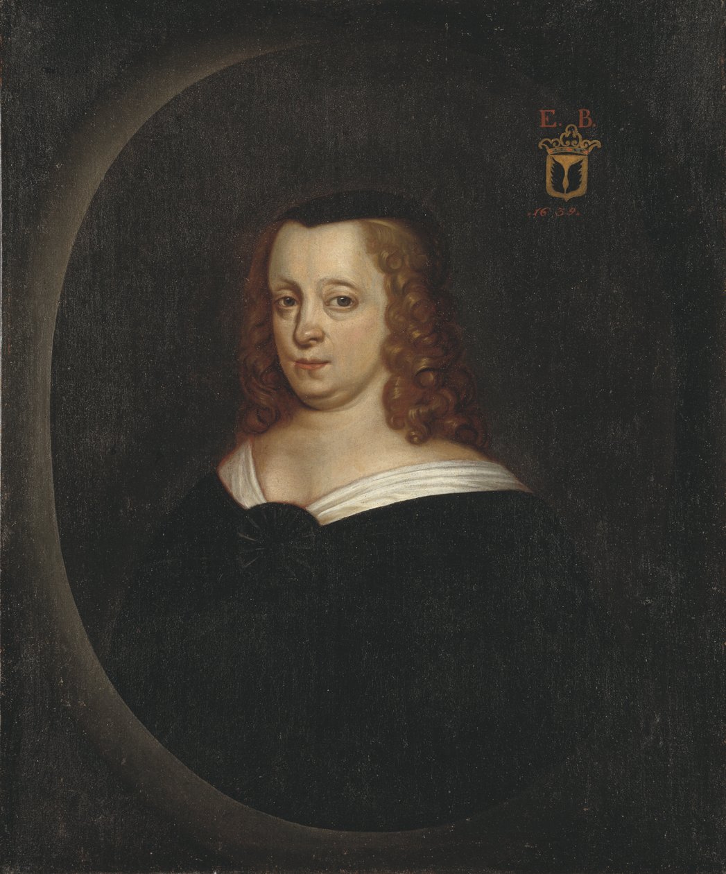 Grevinde Ebba Brahe, svensk kurtisane, favorit hos kong Gustav Adolf af Sverige - Portræt af Ebba Brahe af Hendrick Munnichhoven