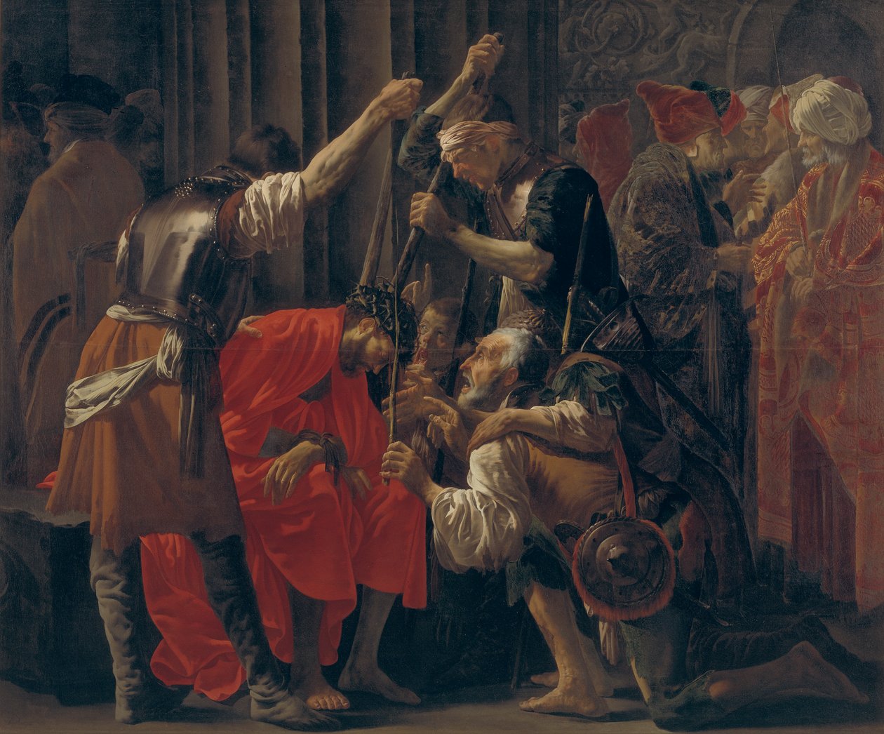 Kristus kronet med torne af Hendrick ter Brugghen