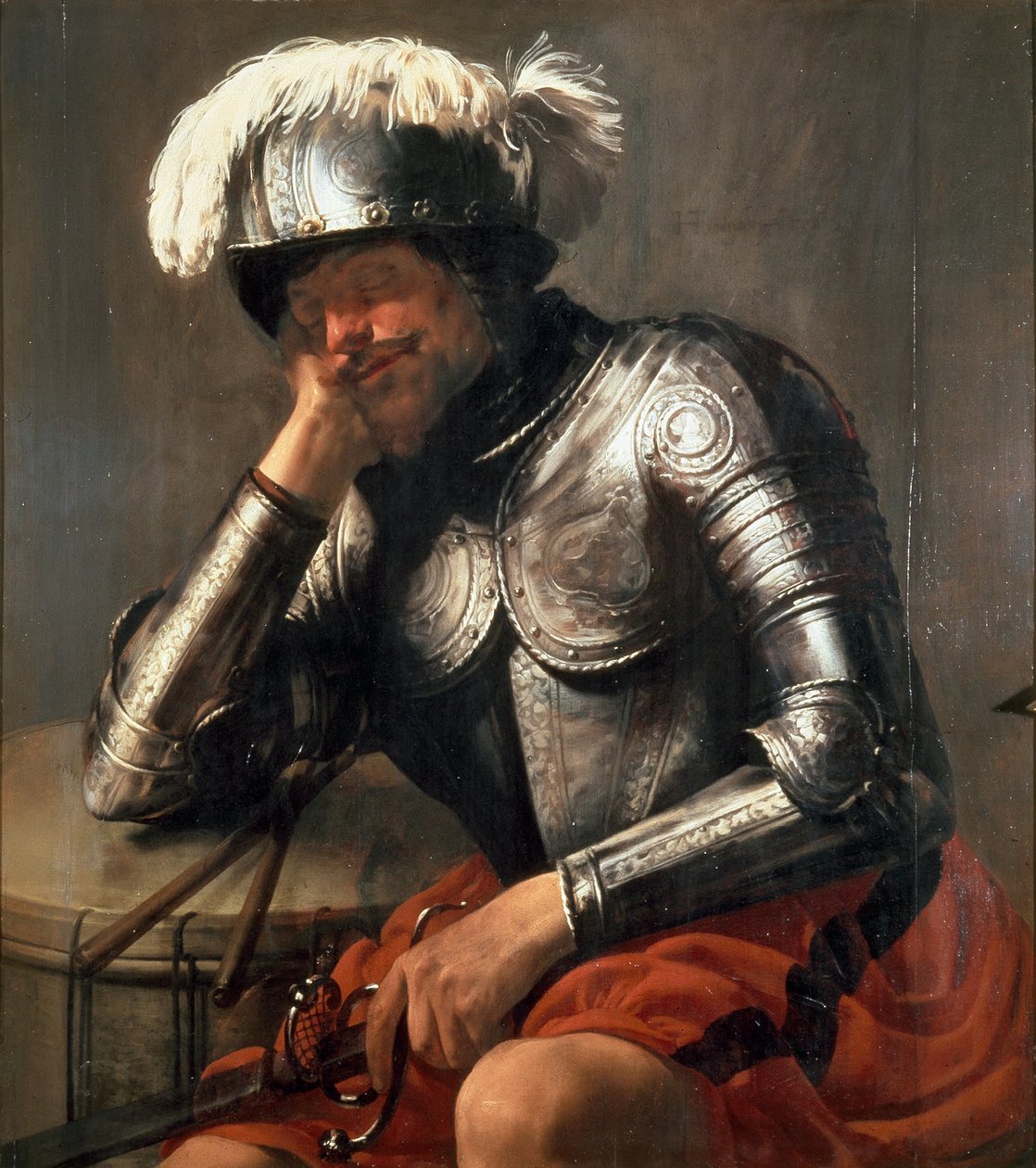 Mars sover af Hendrick ter Brugghen