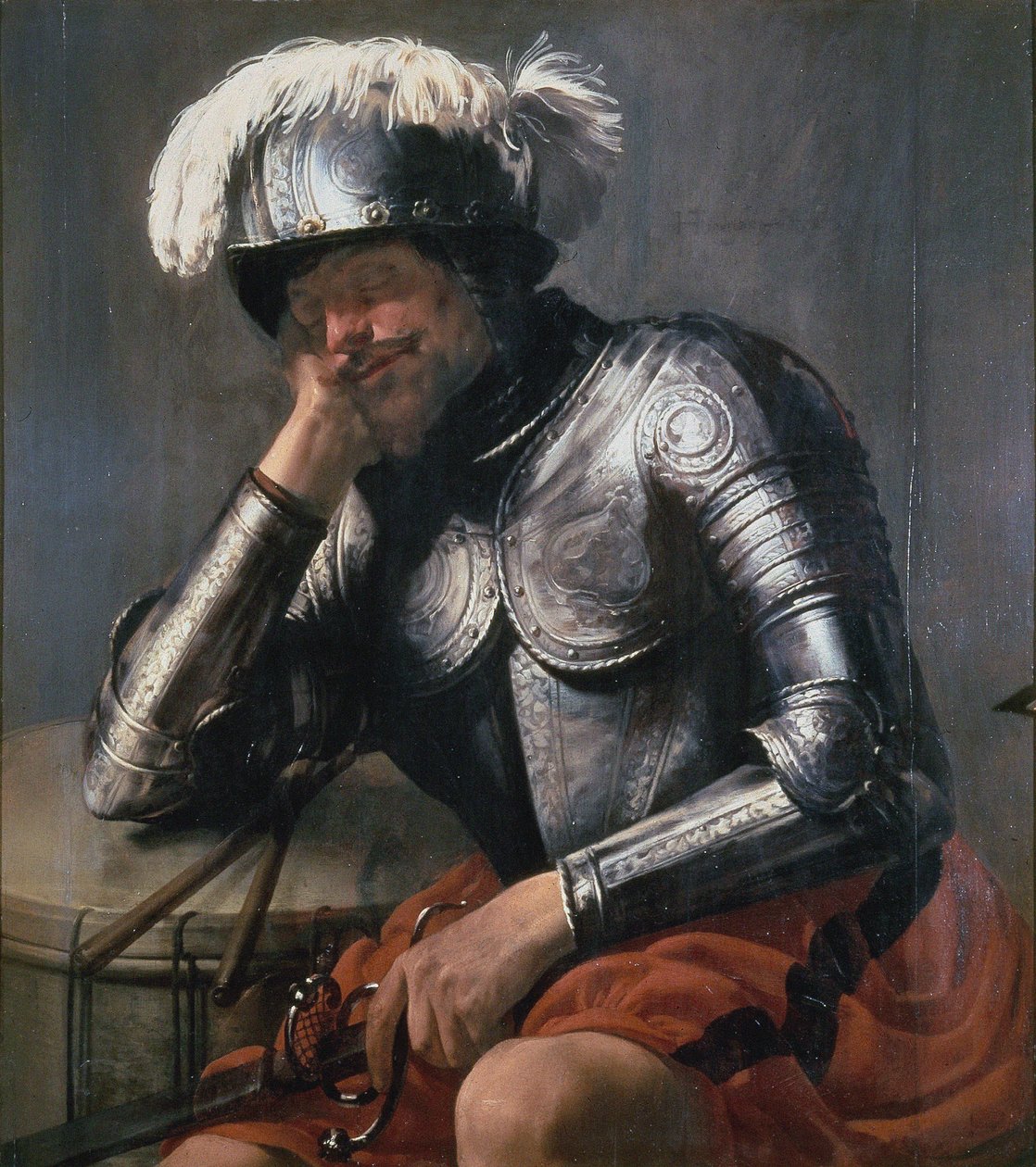 Mars sover af Hendrick ter Brugghen