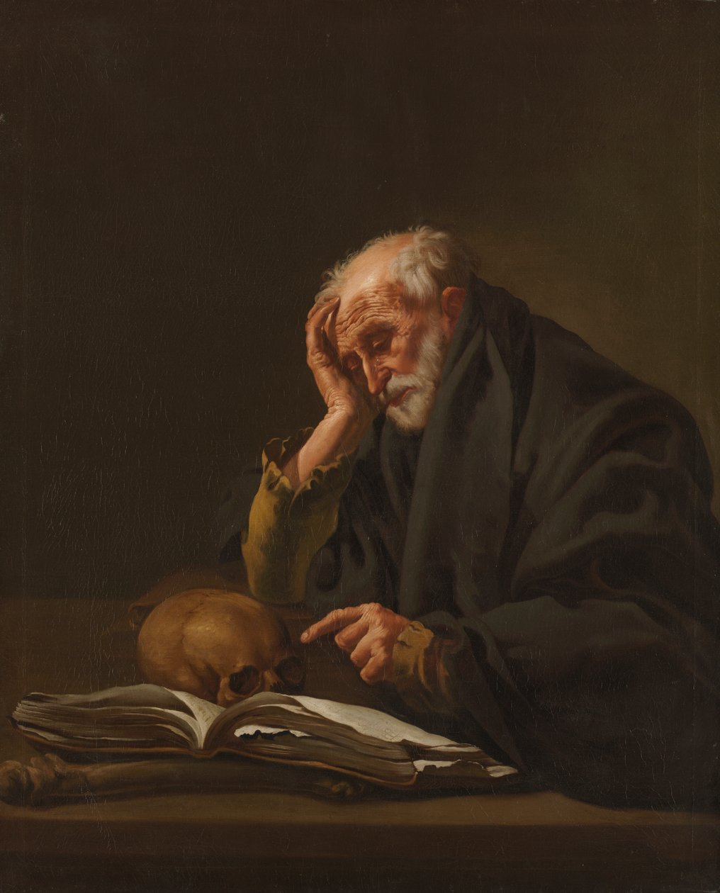 Sankt Jerome af Hendrick ter Brugghen