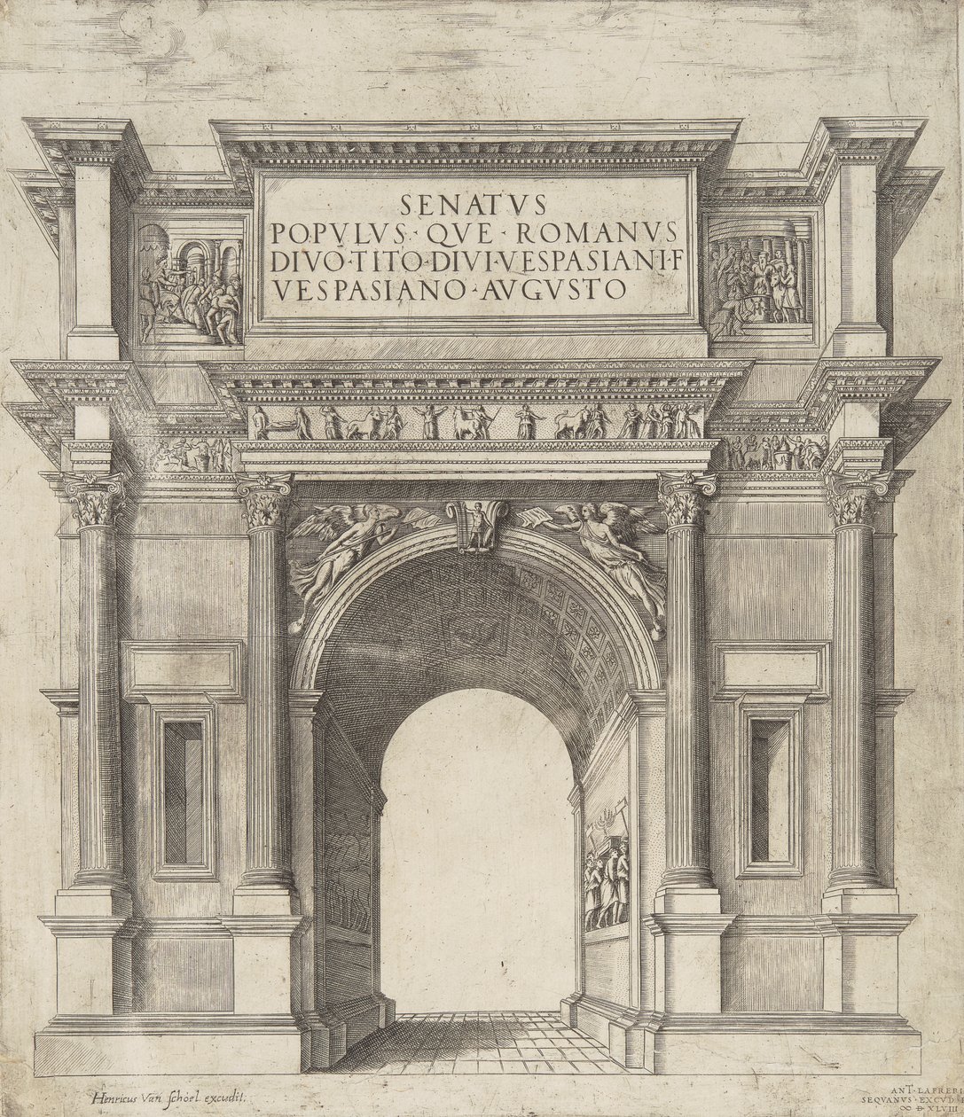 Senatet for folket i Romerriget, Titus, Vespasian, Vespasians søn, Augustus af Hendrick van Schoel