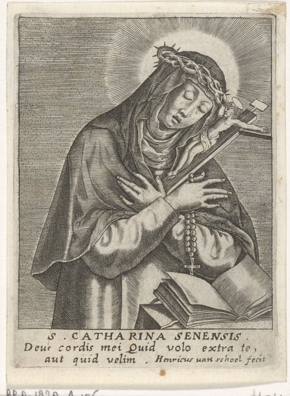 Den hellige Katarina af Siena af Hendrick van Schoel