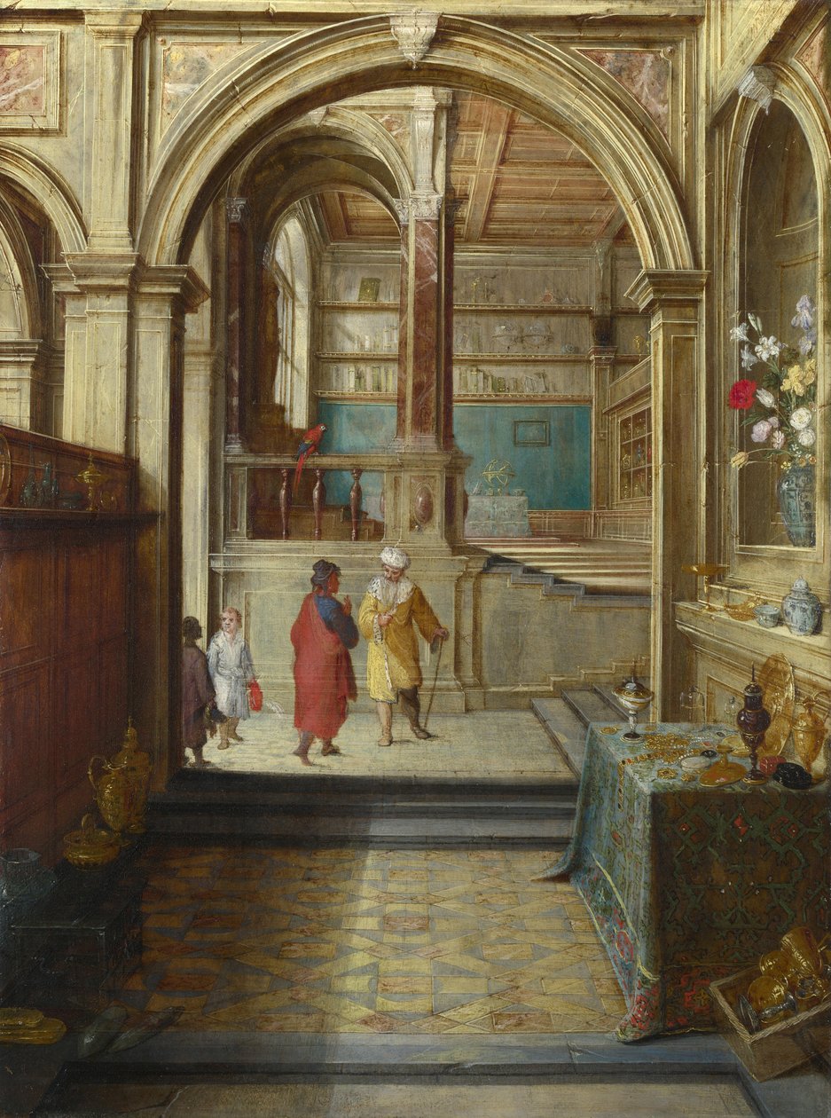 Croesus og Solon, ca. 1610 af Hendrick van Steenwyck the Younger
