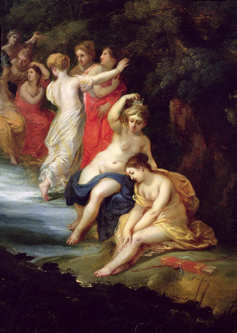 Diana og Acteon (oplysning om 247459) af Hendrick van and Brueghel Balen