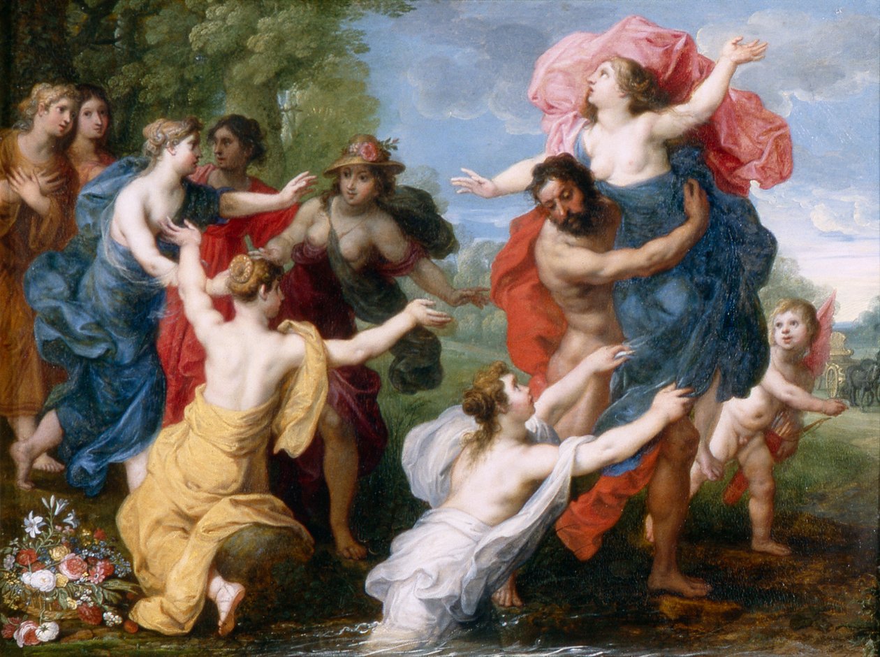 Pluto og Persefone, ca. 1610 (olie på panel) af Hendrick van and Brueghel Jan (1568 1625) Balen
