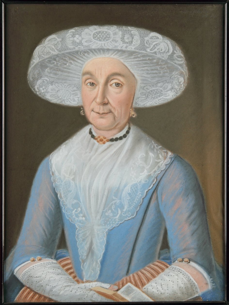 Portræt af Ytje Hayes (1712-1798) af Hendricus Johan Antonius Baur