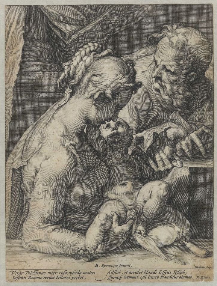 Hellig familie af Hendrik Goltzius