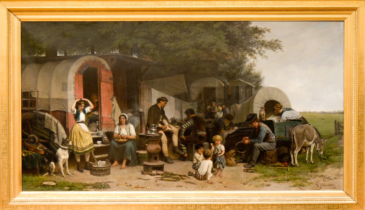 Cirkus gæster af Hendrik Jacobus Scholten