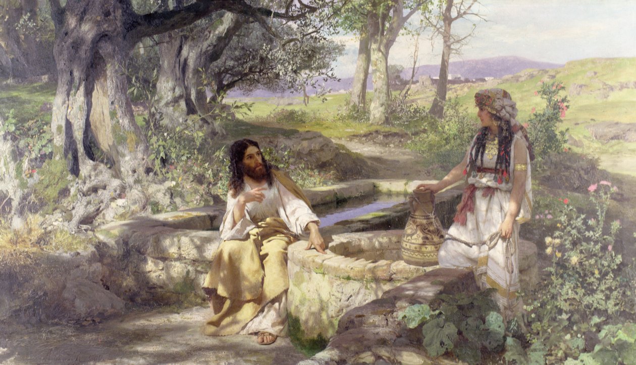 Kristus og kvinden i Samaria, 1890 af Henryk Siemiradzki