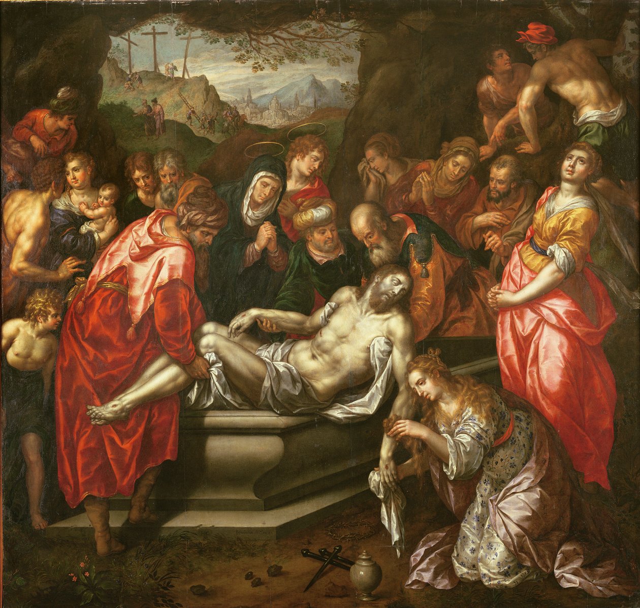 Begravelse af Hendrick de Clerck