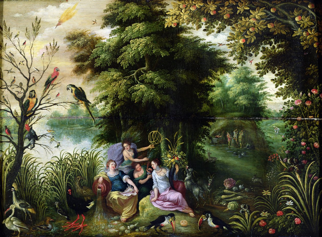 De fire elementer af Hendrik van the Elder Balen