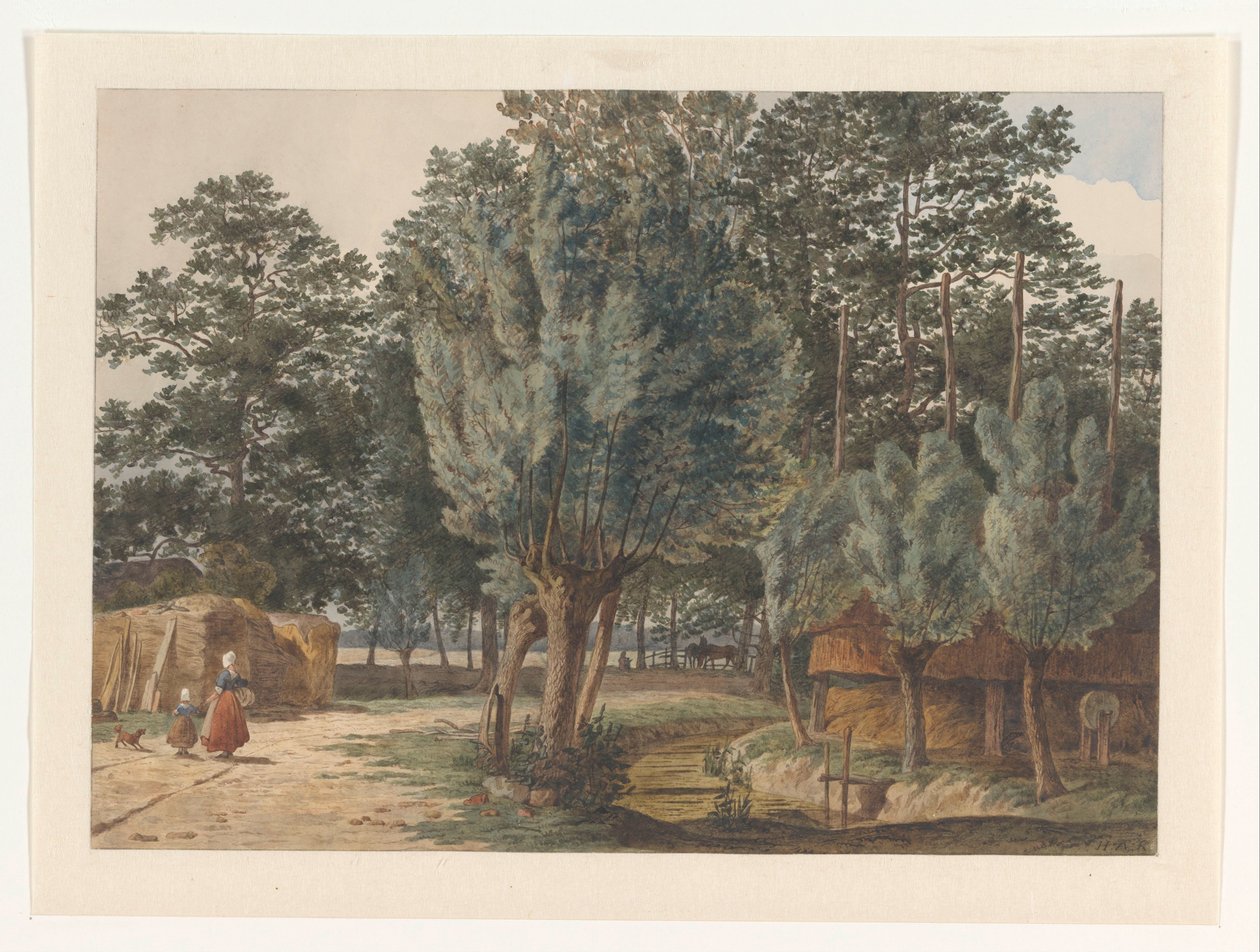 På godset Houdringe ved De Bilt af Hendrik Abraham Klinkhamer