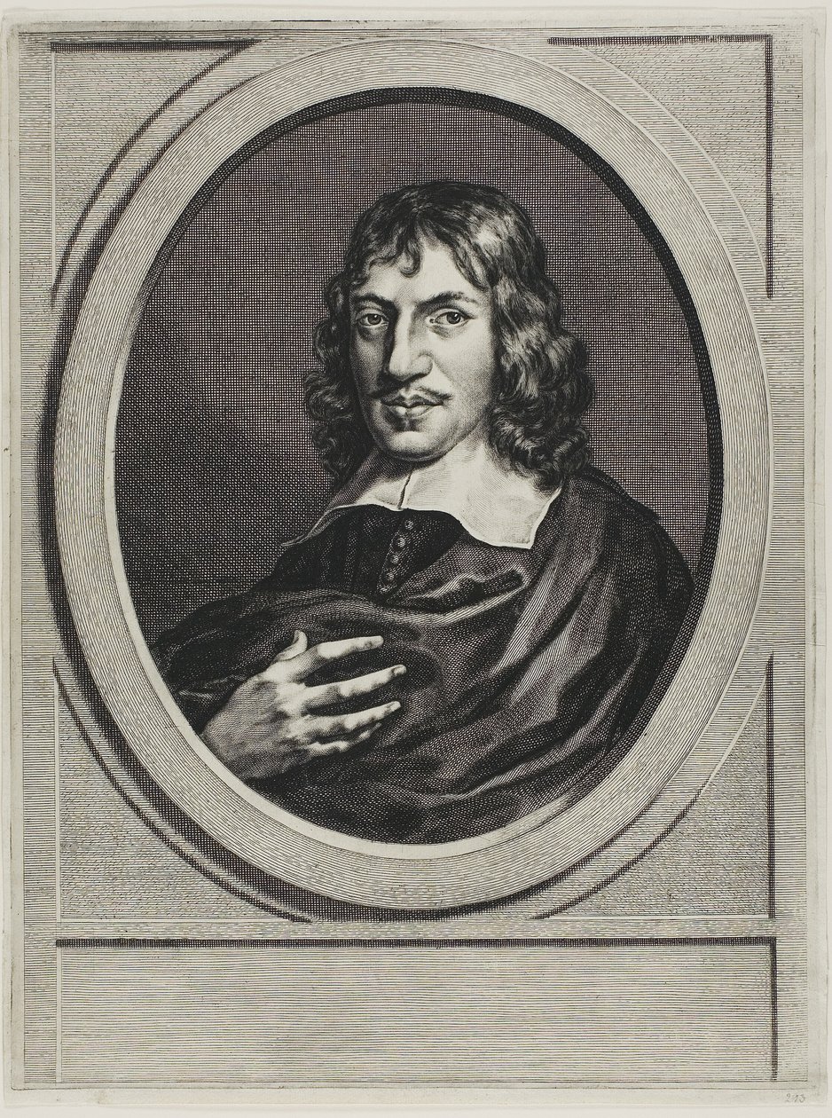 Portræt af Taddeus de Lantman, prædikant af Hendrik Bary