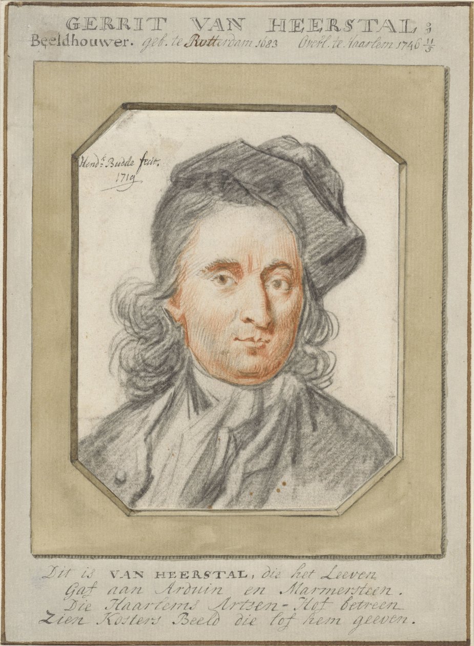 Portræt af Gerrit van Heerstal af Hendrik Budde