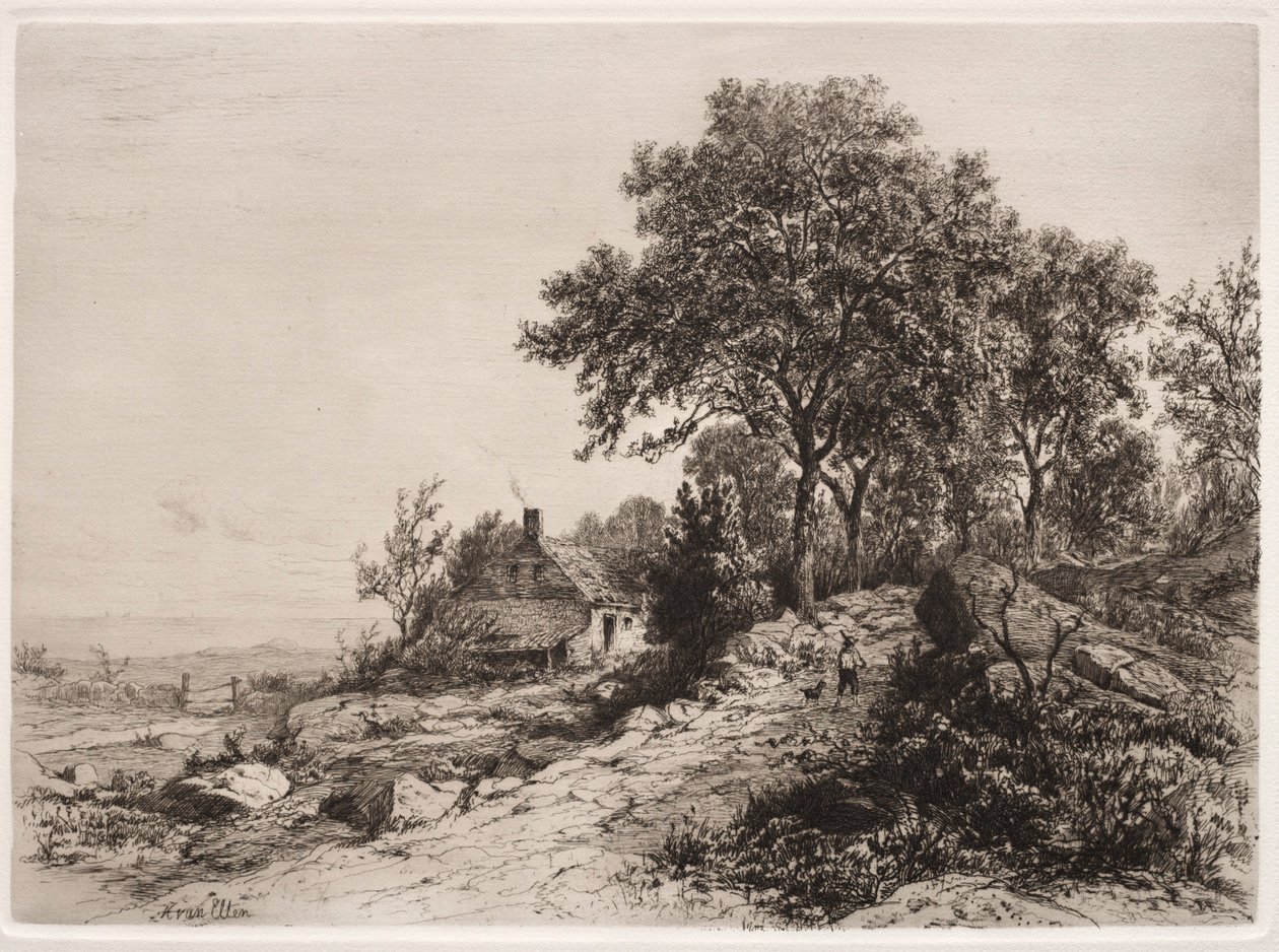 Sommerhus ved havet af Hendrik Dirk Kruseman van Elten