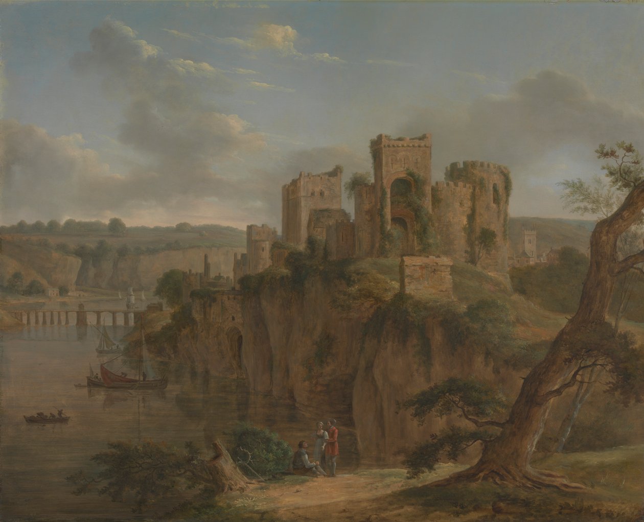 Chepstow Castle af Hendrik Frans de Cort