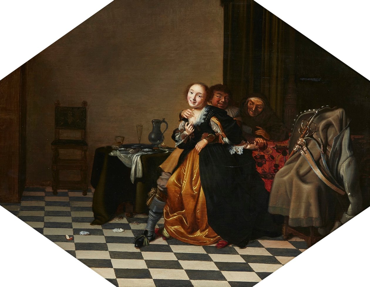 Bordelscene af Hendrik Gerritsz Pot