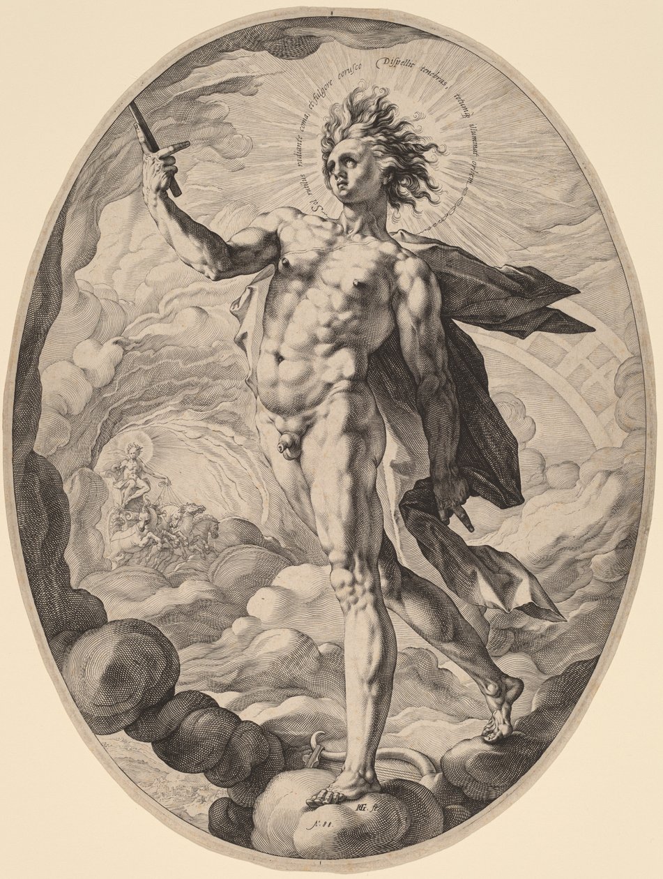 Apollo af Hendrik Goltzius