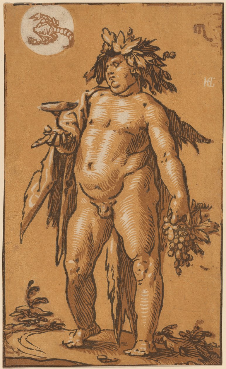 Bacchus af Hendrik Goltzius