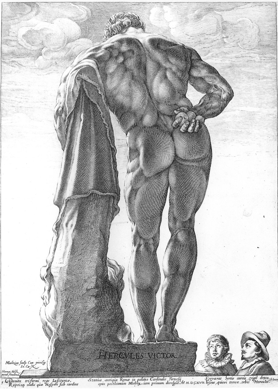 Farnese Hercules af Hendrik Goltzius