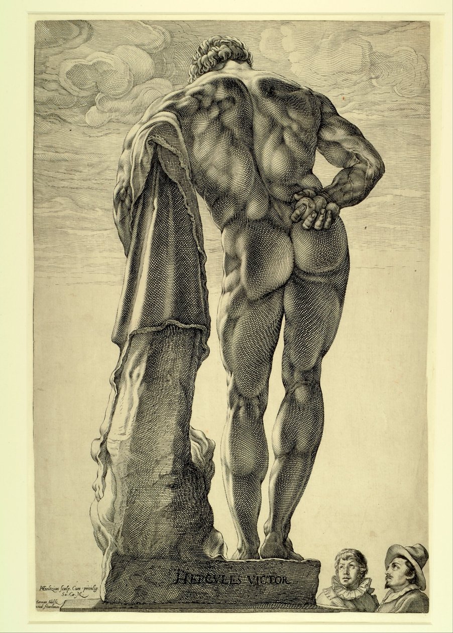 Farnese Hercules af Hendrik Goltzius