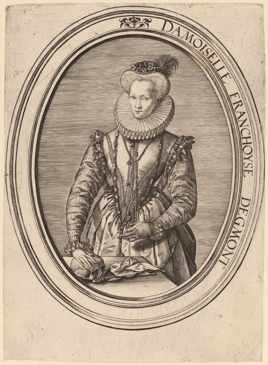 Françoise van Egmond af Hendrik Goltzius