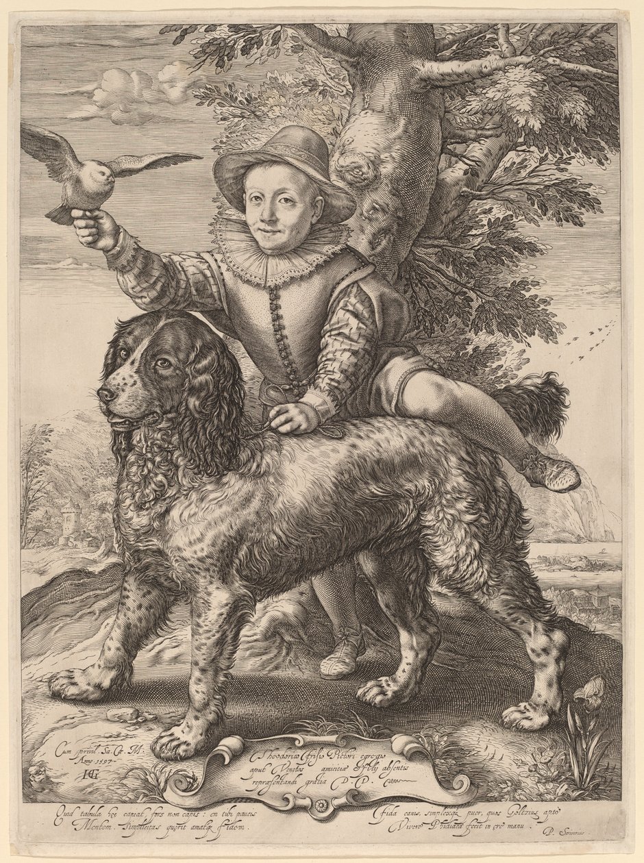Frederik de Vries af Hendrik Goltzius