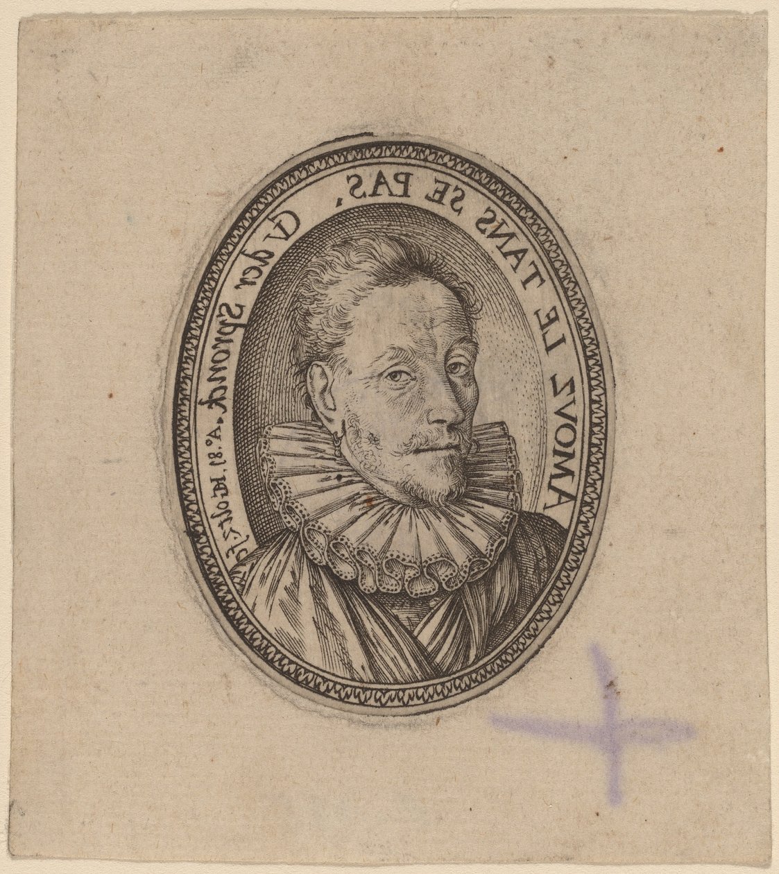Gheraert van der Spronck af Hendrik Goltzius