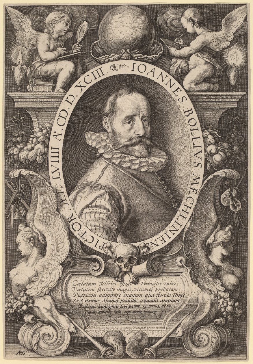 Hans Bol af Hendrik Goltzius