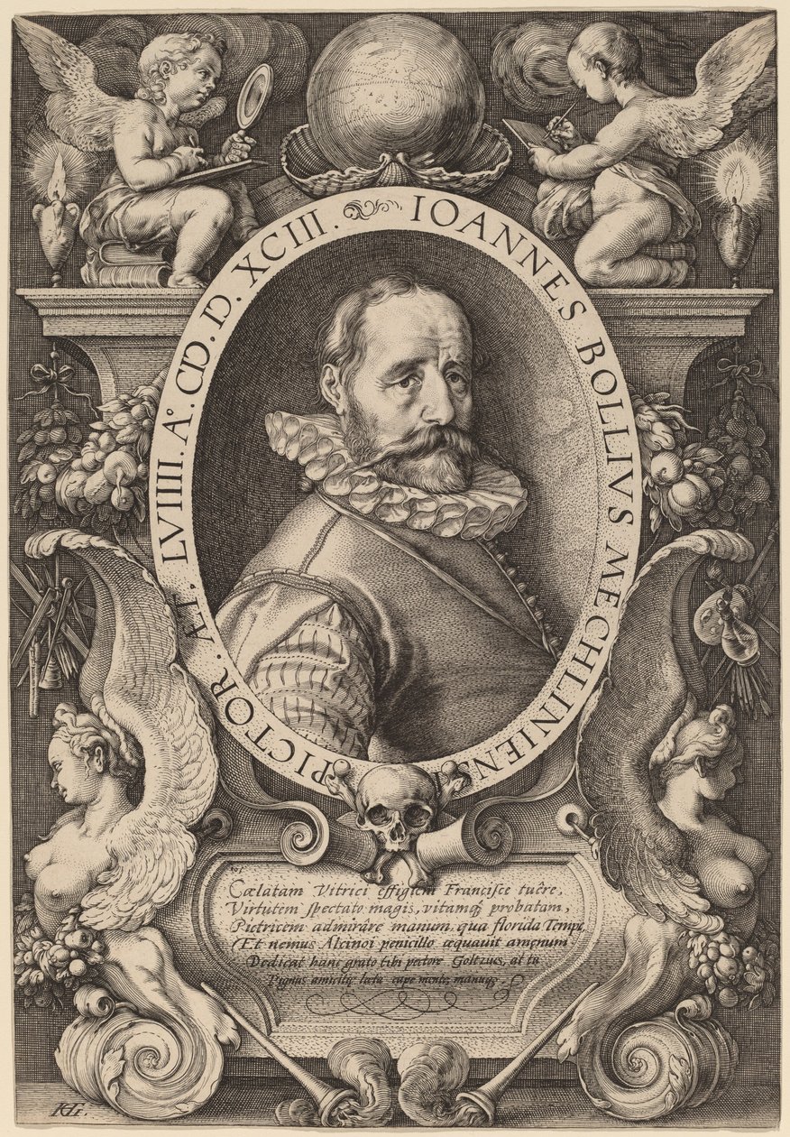 Hans Bol af Hendrik Goltzius