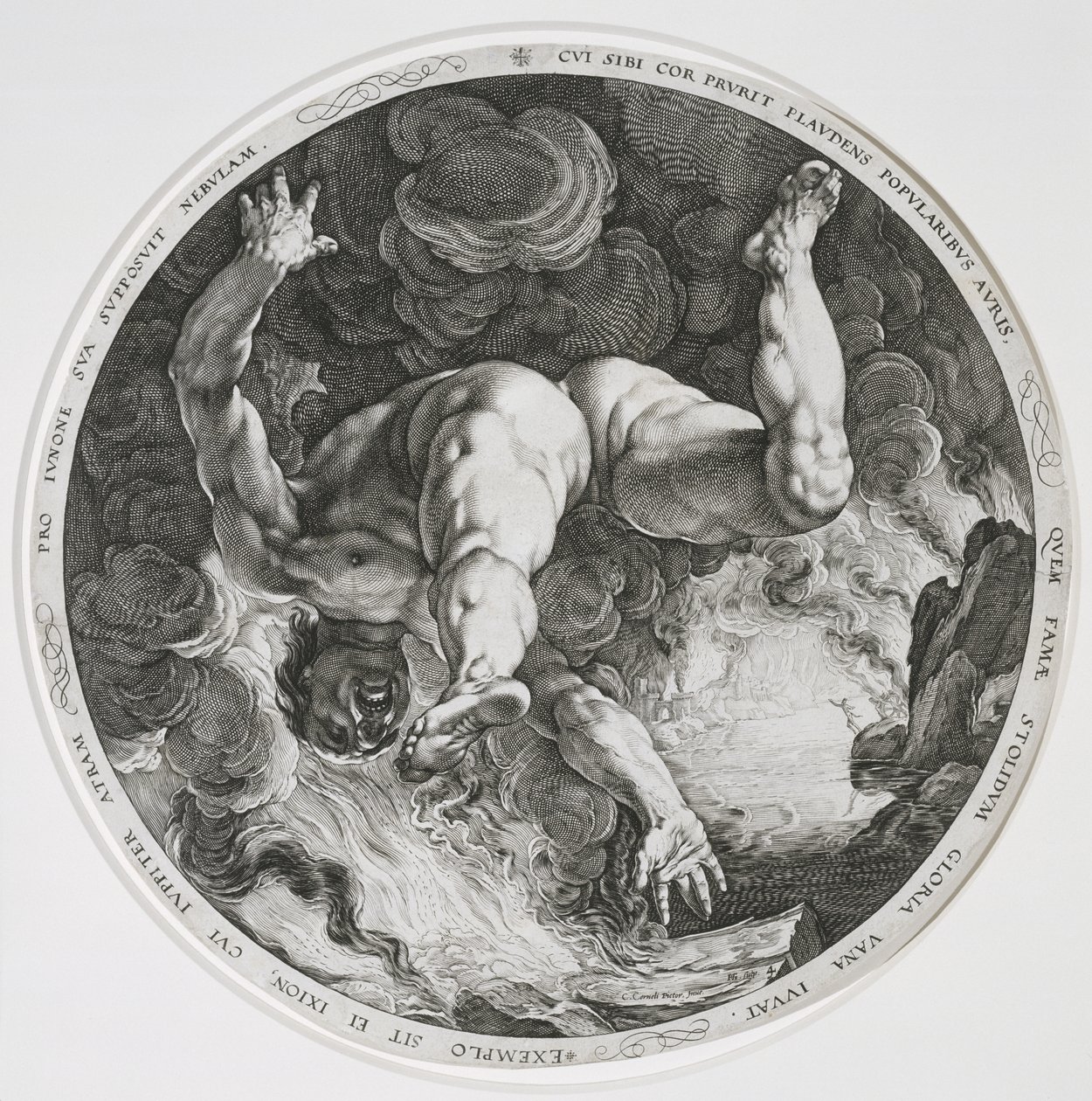 Ixion, 1588 af Hendrik Goltzius