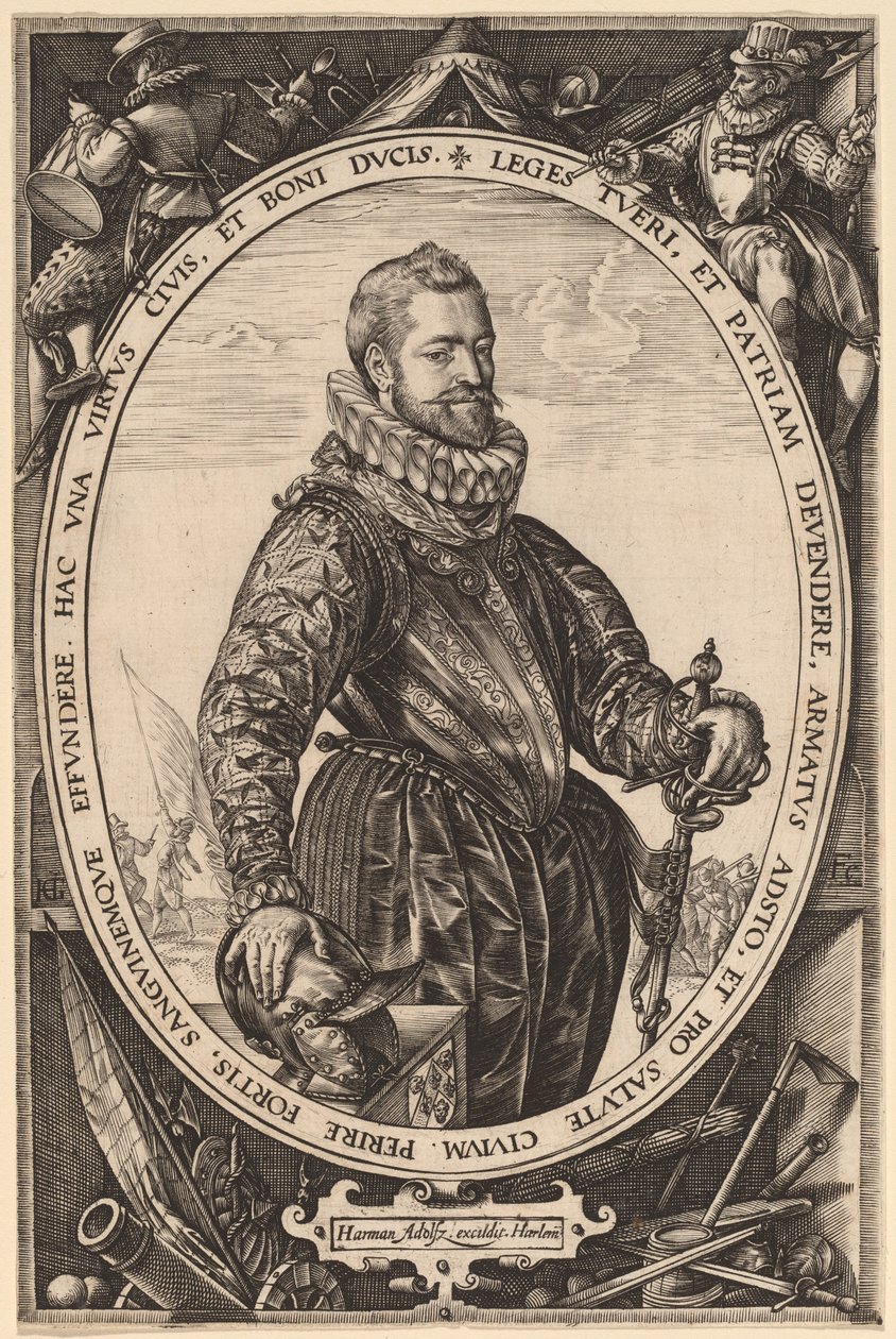 Jacques de la Faille af Hendrik Goltzius
